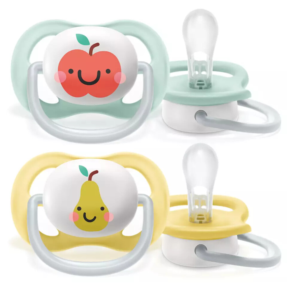 Philips Avent Ultra Air Fopspeen Fruit 0-6 mnd 2 stuks