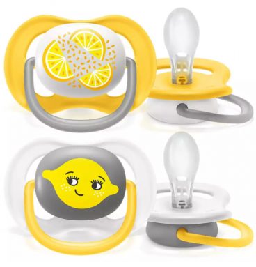 Philips Avent Ultra Air Fopspeen Lemon 6-18 mnd 2 stuks