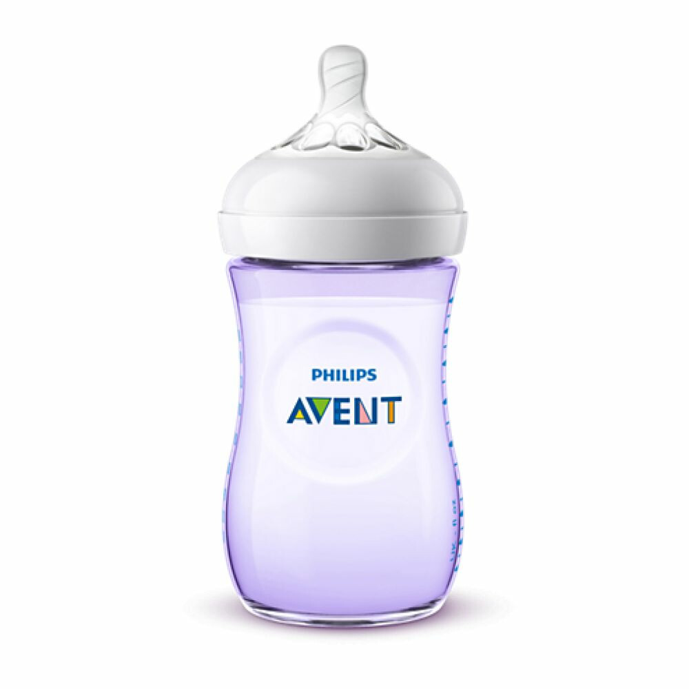 Philips Avent Voedingsfles Natural 1m+ Purple (SCF033/14) 260 ml