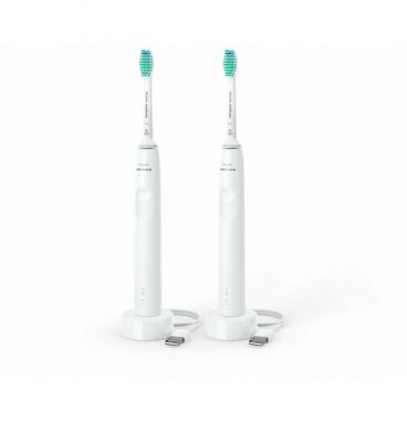 Philips Sonicare Power Elektrische Tandenborstel Series 3100 HX3675/13 Wit 2 stuks