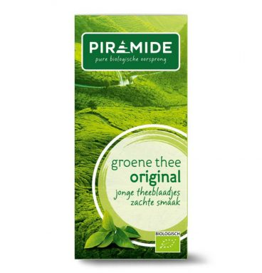 6x Piramide Groene Thee Original Bio 20 stuks