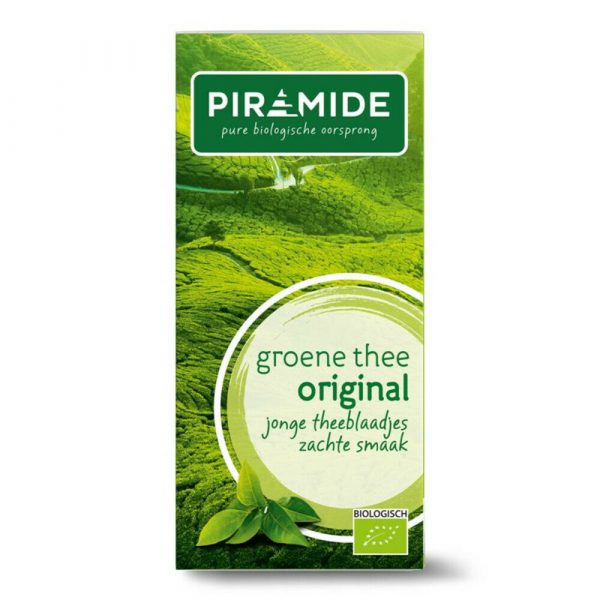 6x Piramide Groene Thee Original Bio 20 stuks