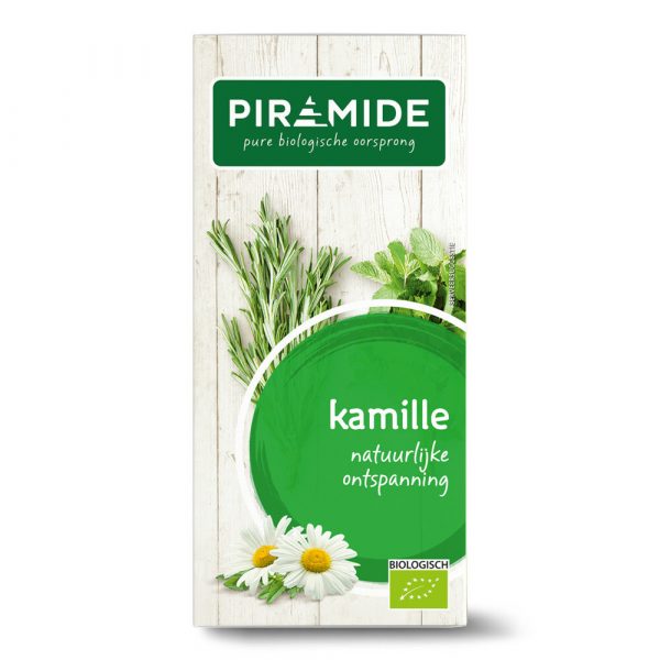 6x Piramide Kruidenthee Bio Kamille 20 stuks