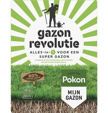 3x Pokon Gazon Revolutie 1 kg