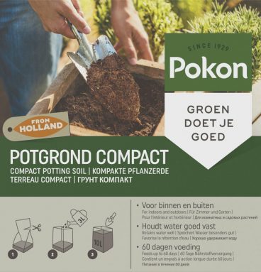 3x Pokon Kokos Potgrond Compact 10 liter