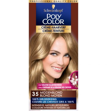 Poly Color Créme Permanente Haarverf 35 Middenblond 90 ml