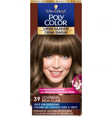 Poly Color Créme Permanente Haarverf 39 Lichtbruin 90 ml