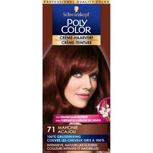 Poly Color Créme Permanente Haarverf 71 Mahonie 90 ml