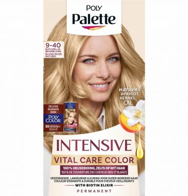 3x Poly Palette Vital Care 9-40 Natuurlijk Beigeblond