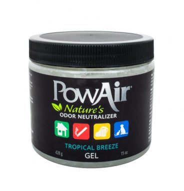 PowAir Geurverwijderaar Gel Klein Tropical Breeze 400 gr