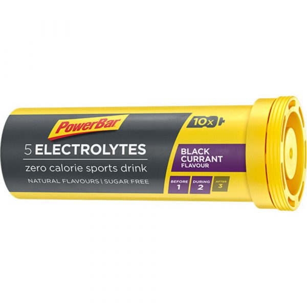 12x PowerBar Electrolyte Tabs Black Currant 10 tabs