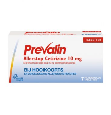 Prevalin Allerstop 10 mg Cetirizine 7 tabletten