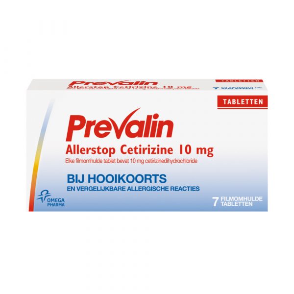 Prevalin Allerstop 10 mg Cetirizine 7 tabletten