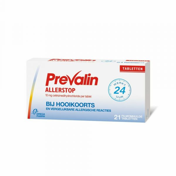 Prevalin Allerstop Cetirizine 21 tabletten