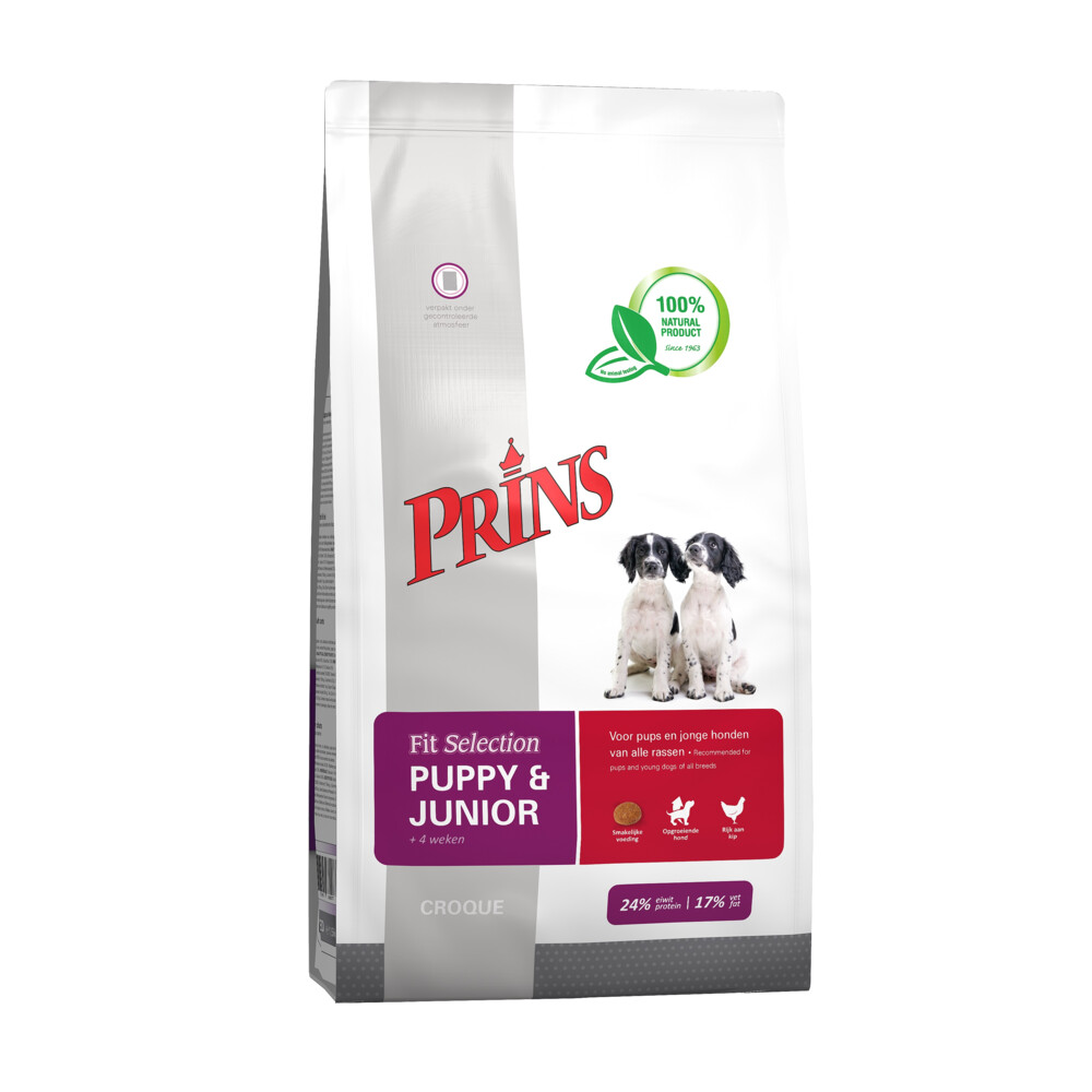 Prins Fit Selection Hond Puppy&Junior 10 kg