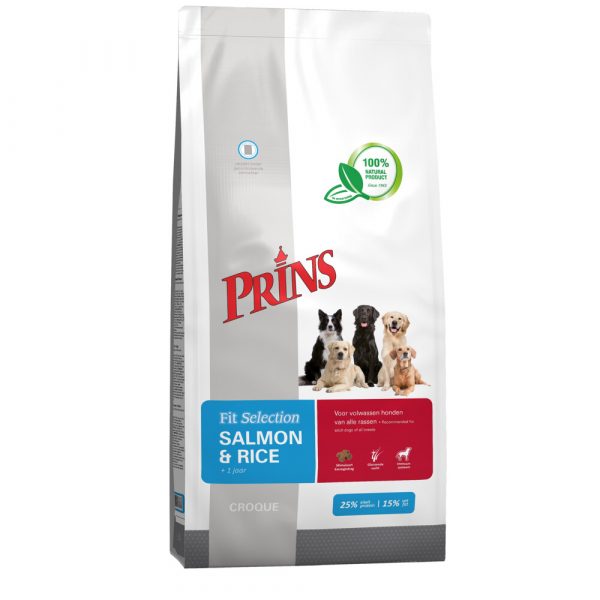 Prins Fit Selection Hond Zalm - Rijst 2 kg