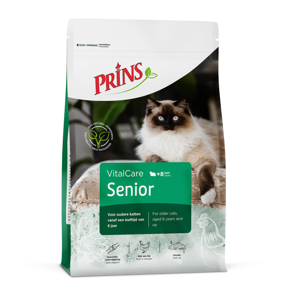 Prins Kattenvoer VitalCare Senior 4 kg