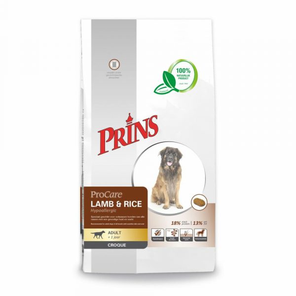 Prins ProCare Croque Lam - Rijst Hypoallergeen Hondenvoer 10 kg