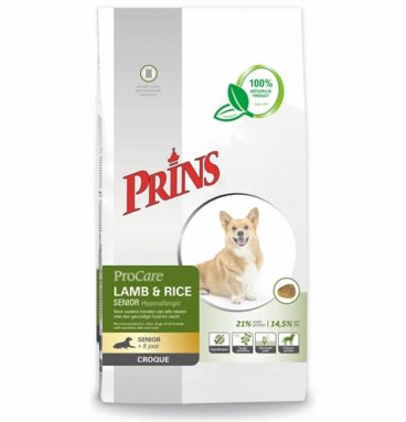 Prins ProCare Croque Lam Rijst Hypoallergic Senior 10 kg