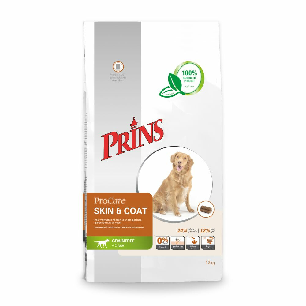 Prins ProCare Graanvrij Skin Coat 12 kg