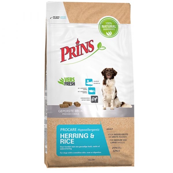 Prins ProCare Hypoallergeen Haring - Rijst 12 kg