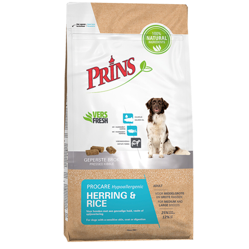 Prins ProCare Hypoallergeen Haring - Rijst 3 kg