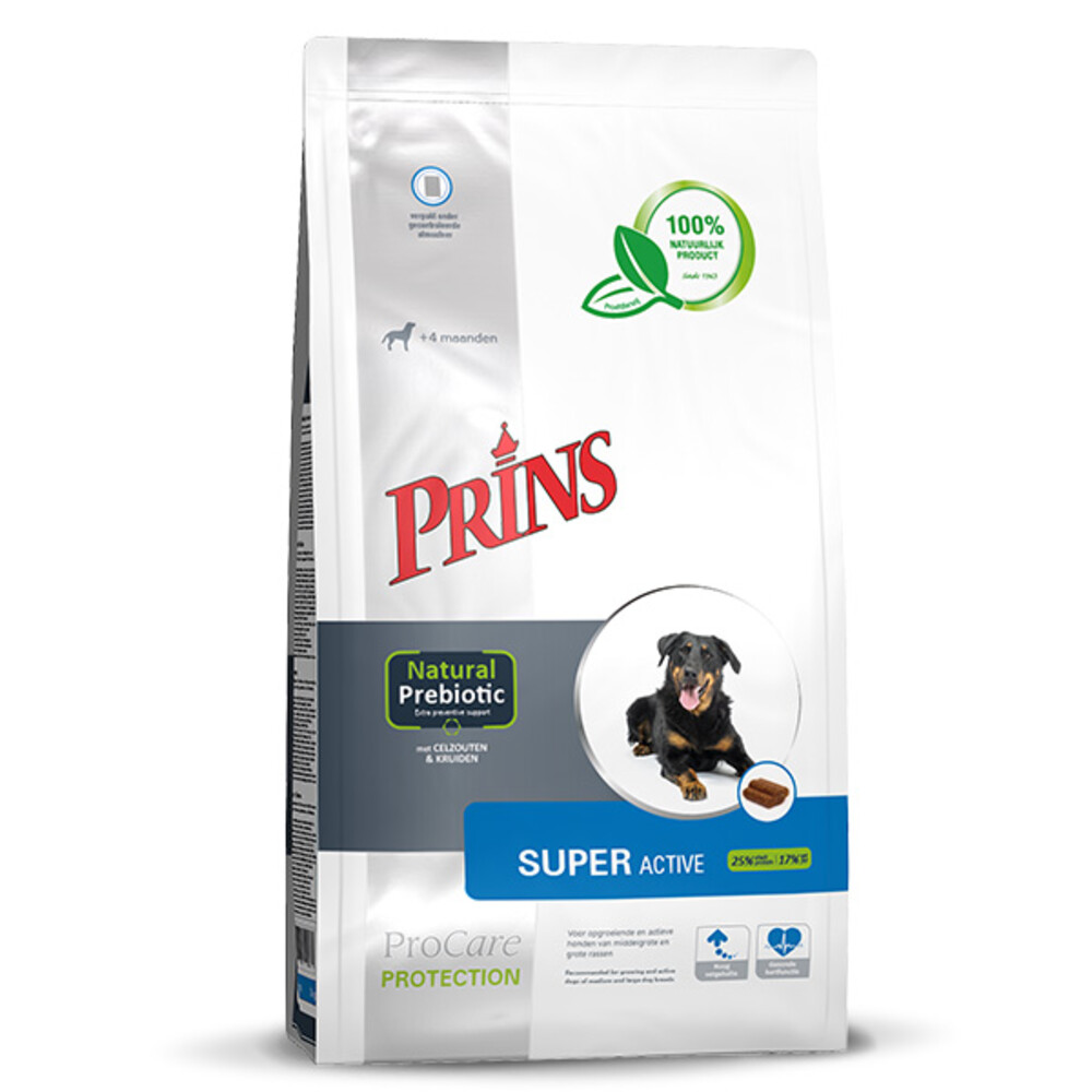 Prins ProCare Protection Super Active Hondenvoer 15 kg