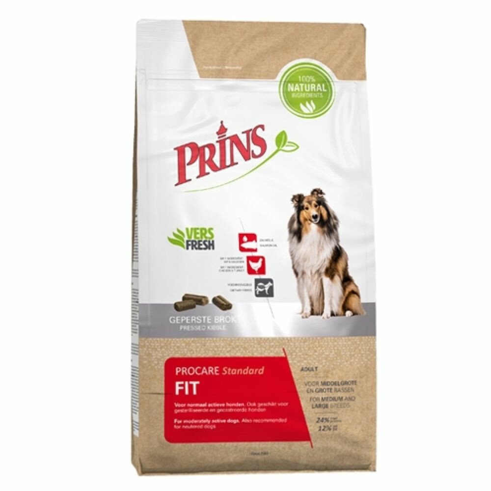 Prins ProCare Standard Fit Hondenvoer 15 kg