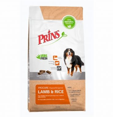 Prins Procare Hypoallergeen Lam - Rijst 15 kg