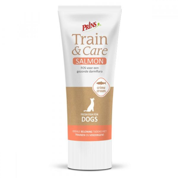 6x Prins Train&Care Dog Zalm 75 gr