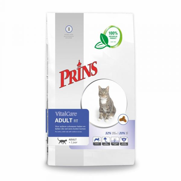 Prins VitalCare Adult Fit Kattenvoer 10 kg