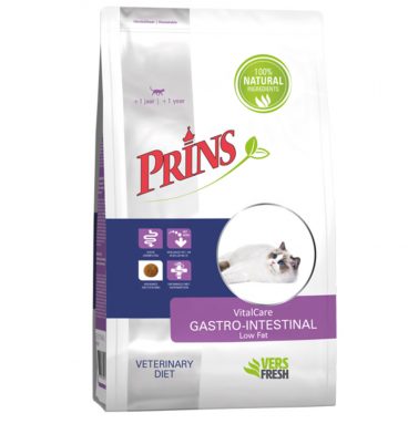 Prins VitalCare Diet Gastro-Intestinal Low Fat Kattenvoer 1