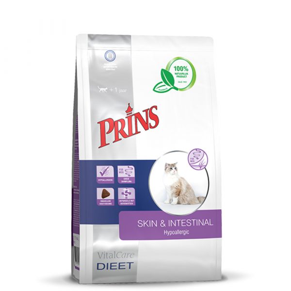 Prins VitalCare Diet Skin&Intestinal Hypoallergeen Kattenvoer 1