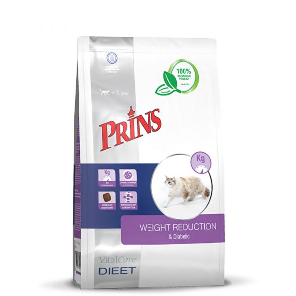 Prins VitalCare Diet Weight Reduction&Diabetic Kattenvoer 1