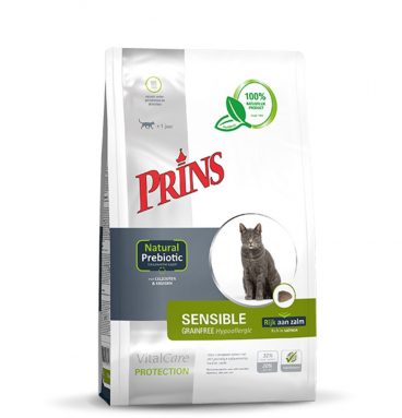 Prins VitalCare Protection Sensible Grainfree Hypoallergic Kattenvoer 1