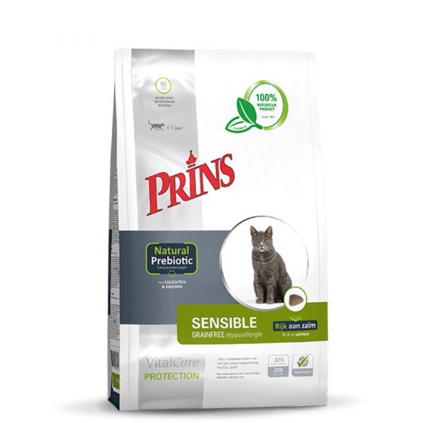 Prins VitalCare Protection Sensible Grainfree Hypoallergic Kattenvoer 1