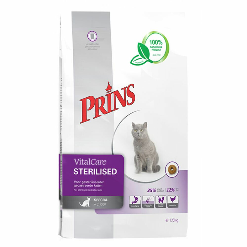 Prins VitalCare Sterilised Kattenvoer 1