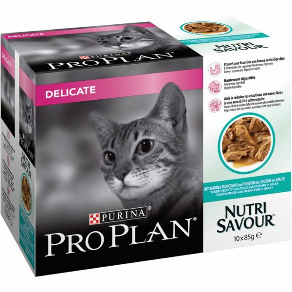 Pro Plan Delicate Nutrisavour Adult Zeevis 10 x 85 gr