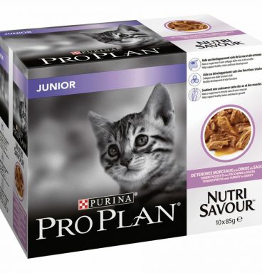 Pro Plan Junior Nutrisavour Junior Kalkoen 10 x 85 gr