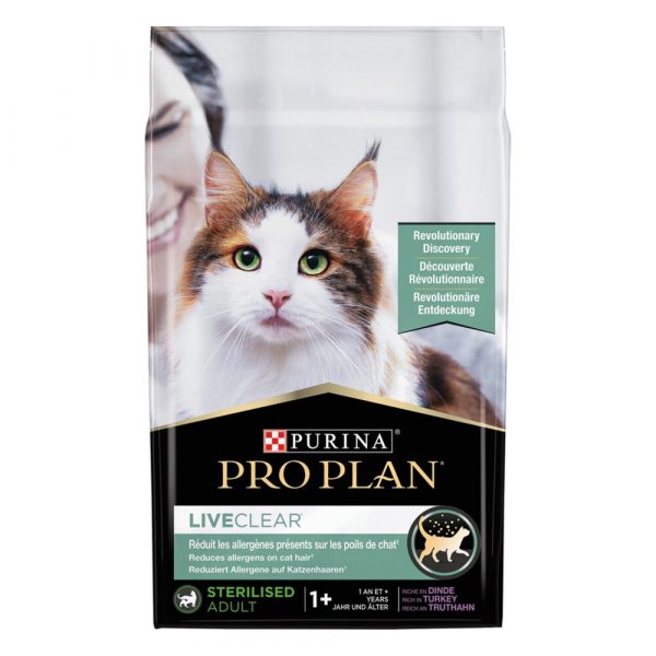 Pro Plan LiveClear Sterilised Adult 1+ Kalkoen 7 kg