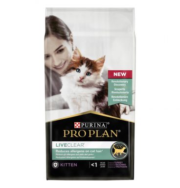 Pro Plan LiveClear Sterilised Kitten Kalkoen 1