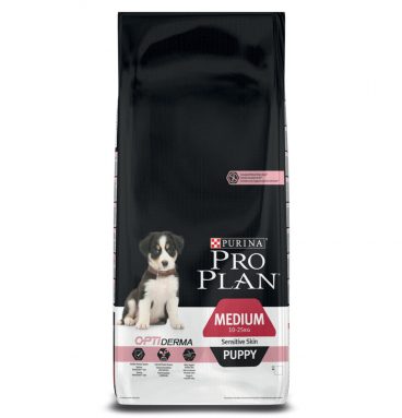 Pro Plan Optiderma Puppy Sensitive Skin Medium 12 kg