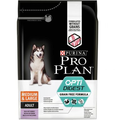 4x Pro Plan Optidigest Adult Grain Free Medium - Large 2.5 kg