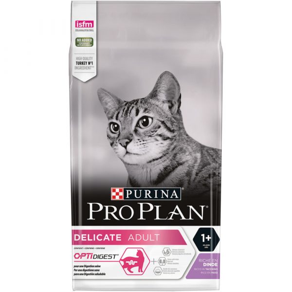 6x Pro Plan Optidigest Delicate Adult Kalkoen - Rijst 1