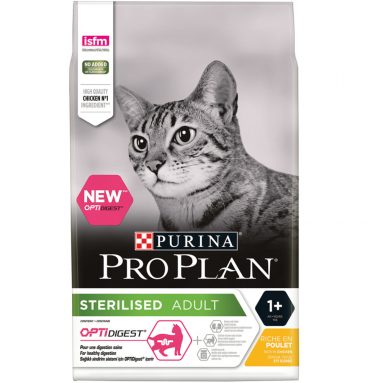 4x Pro Plan Optidigest Sterilised Adult Kip 3 kg