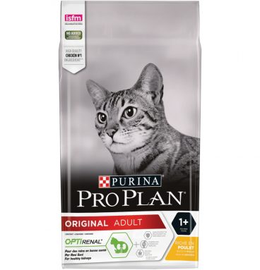 6x Pro Plan Optirental Original Adult Kip - Rijst 1.5 kg