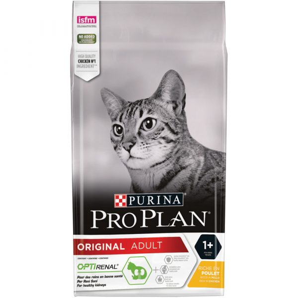 6x Pro Plan Optirental Original Adult Kip - Rijst 1.5 kg