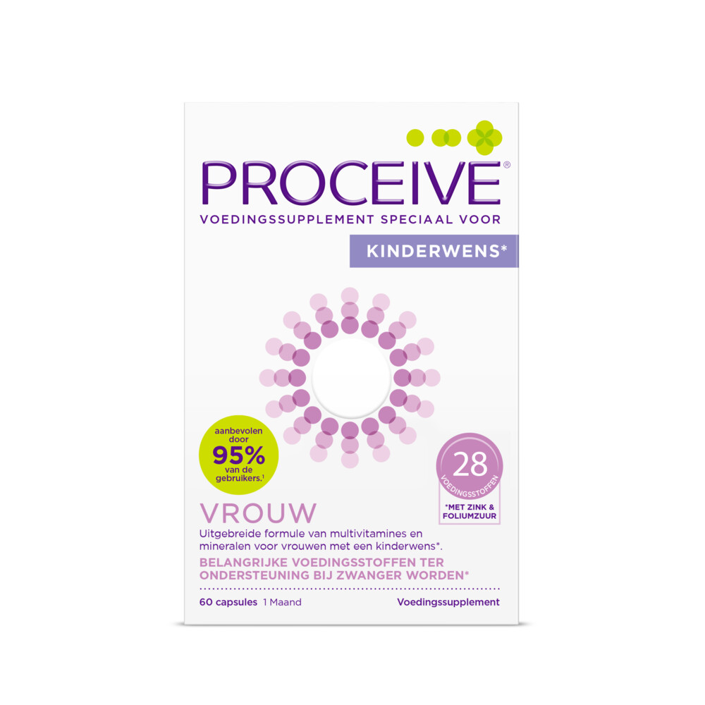 Proceive Kinderwens Vrouw 60 Capsules