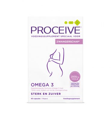 Proceive Kinderwens&Zwangerschap Omega 3 60 Capsules