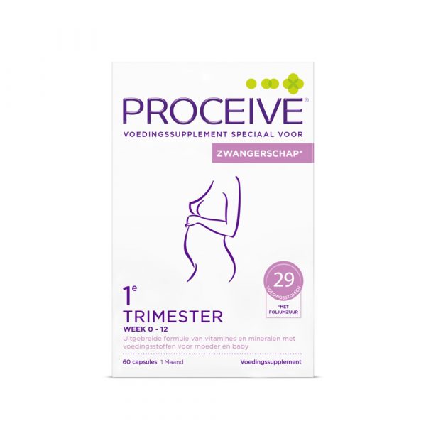 Proceive Zwangerschap Trimester 1 60 capsules